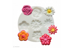 Moule silicone Fleurs