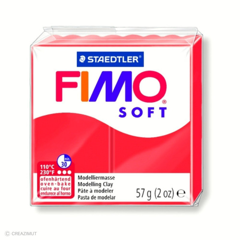 Fimo Soft Rouge indien 24 DTM 261424
