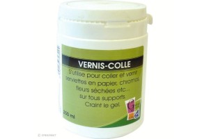 Vernis colle brillant 250 ml