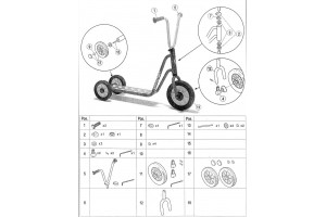 Trottinette 2 roues arrières 433