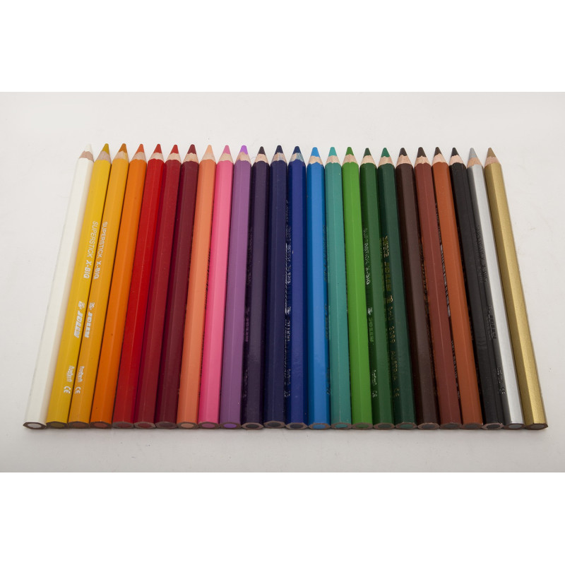 crayons maxi hexagonaux ecole