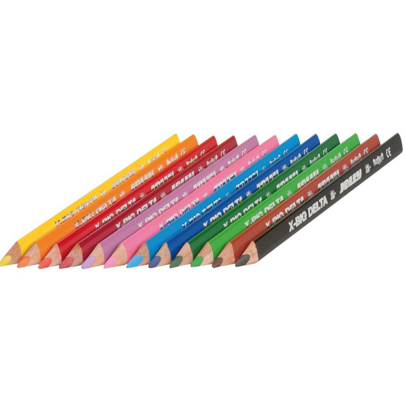 crayons maxi triangulaires enfant