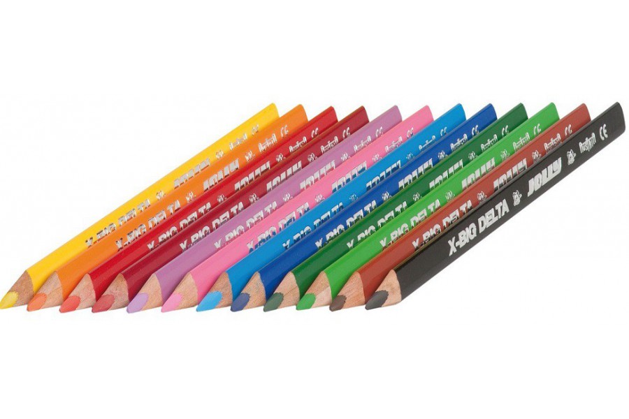 crayons maxi triangulaires enfant