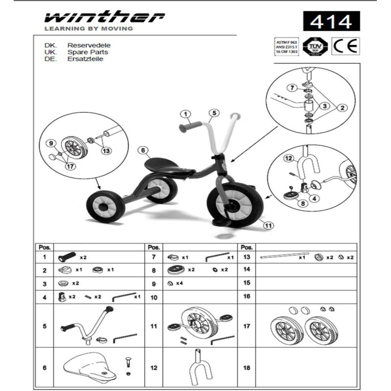 Mini Tricycle 414