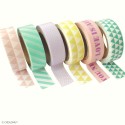 Lot de 6 rouleaux masking tape Pastel 470039 PWI