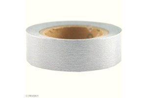 Rouleau adhésif masking tape Argent