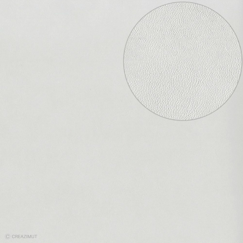 Feuille Bazzill texturée cuir GRIS - 13020059 ARTEMIO
