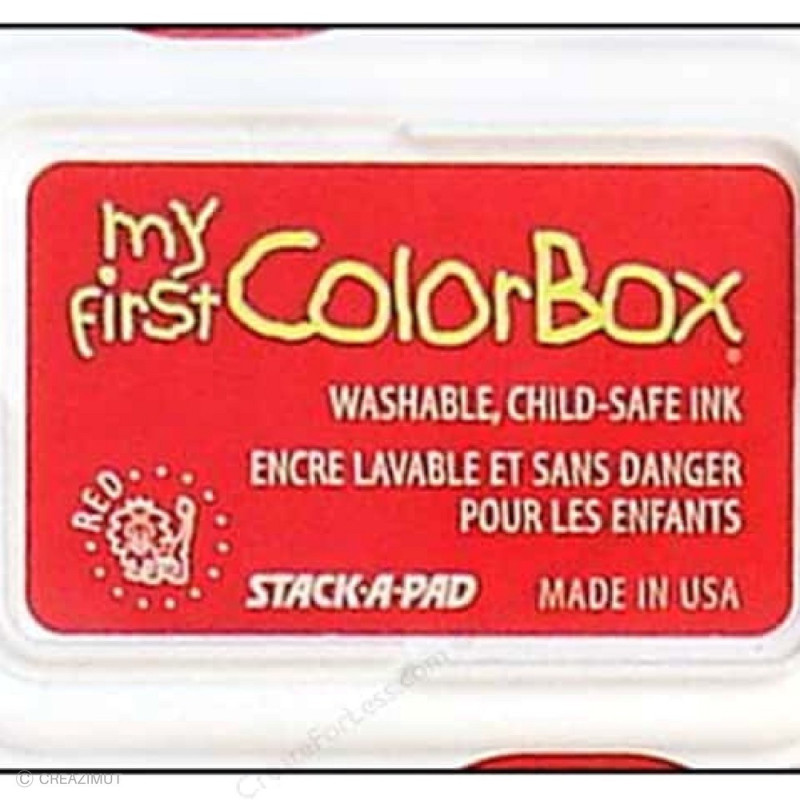 Encreur enfant My First Colorbox Rouge CL68001 ARTEMIO