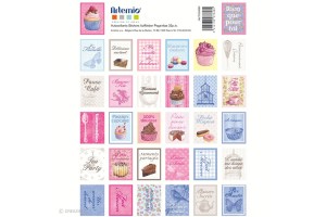 Planche de 32 timbres adhésifs Sweet