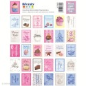 Planche de 32 timbres adhésifs Sweet 11004380 ARTEMIO