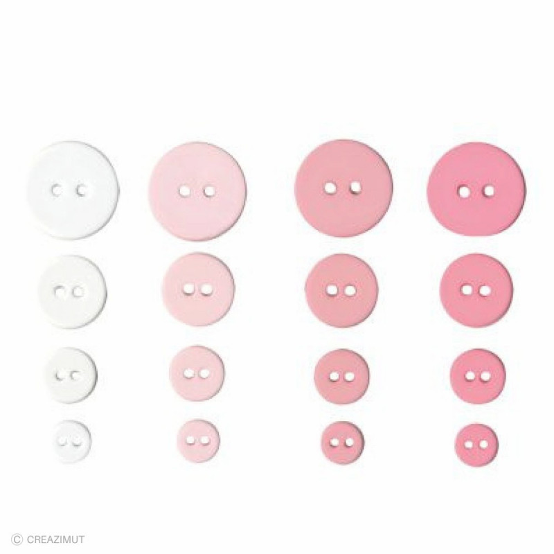 Sachet de 36 boutons Girl ubbor30 ARTEMIO