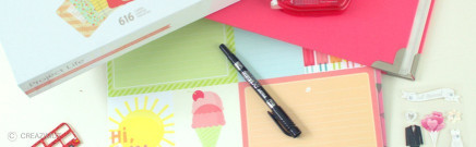 Scrapbooking - loisirs créatifs - DIY - album photo - tampons - Fimo